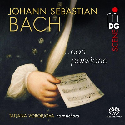 CD ..con passione  Tatjana Vorobjova Johann Sebastian Bach (K250) ORIGINAL NEU!