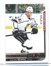 2017/18 UPPER DECK SERIES 2 SHELDON REMPAL UD EXCLUSIVES YOUNG GUNS RC #d/100