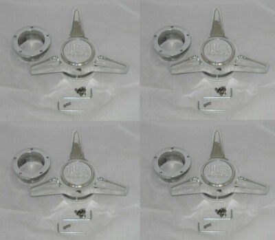 4- U.S. MAGS RAMBLER BANDIT KNOCKOFF TRIBAR SPINNER 1003-83-06H WHEEL CENTER CAP
