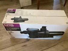 1-1/2 HP 230v 2-SPEED POOL PUMP, EVERBILT, 86 GPM, 1-1/2” FNPT disch, NEW IN BOX