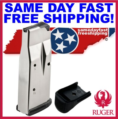 Ruger MAX-9 9mm 10 Rd Factory Mag/OEM with Ext. 90713 SAME DAY FAST FREE SHIPPNG