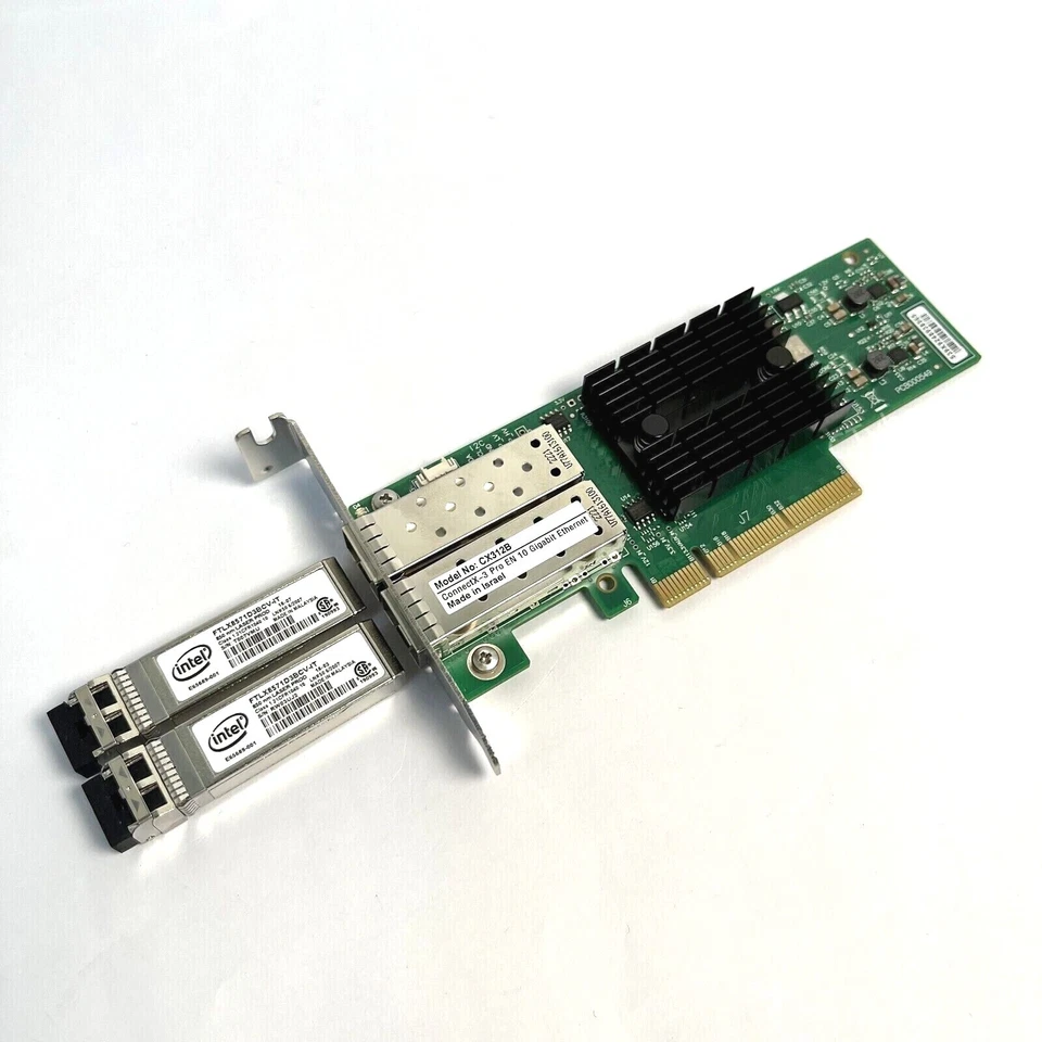 Mellanox MCX312B-XCCT CX312B ConnectX-3 EN Pro 10GbE SFP+ Dual-Port PCIe NIC - image 2 of 4