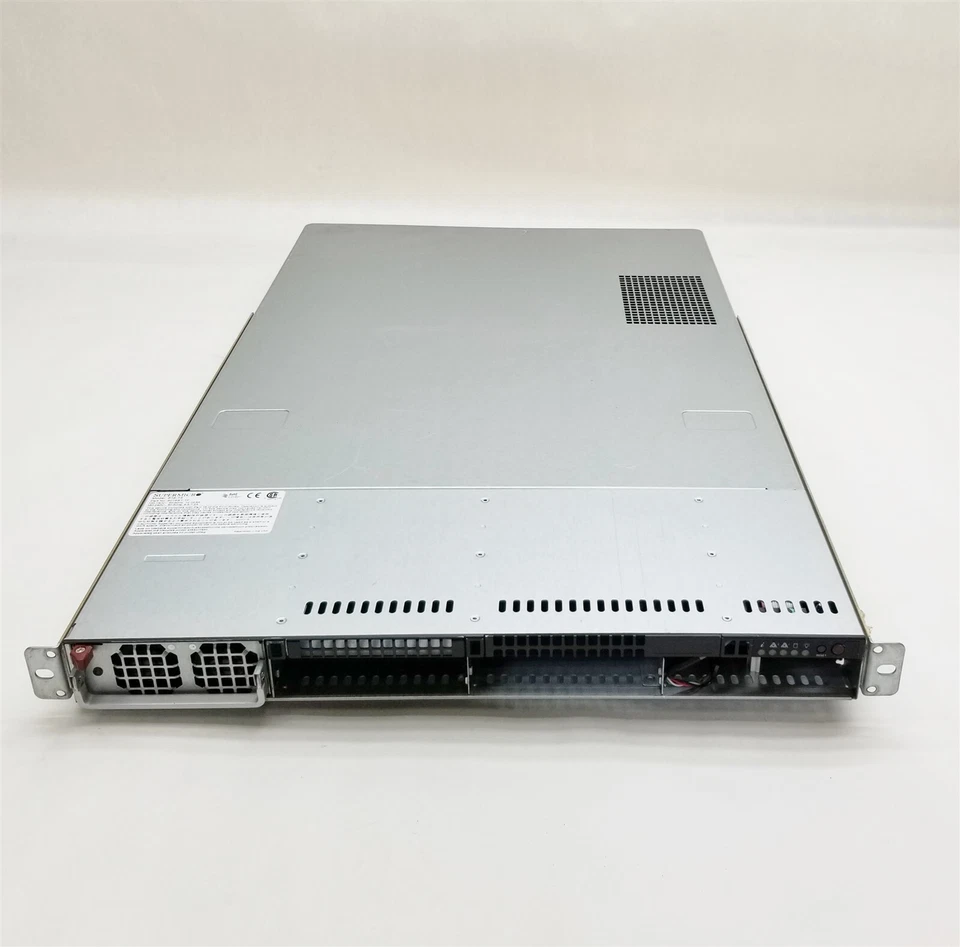 Supermicro 818-14 3LFF X8DTG-DF Board 2*X5675 3.07GHz 12GB RAM No HDD 1U Server - Image 3 of 4