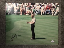 Jack Nicklaus The Golden Bear Signed 11x14 Photograph PSA COA