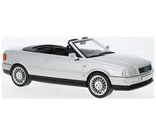 Model Car Group MCG 1:18 Scale Audi Cabriolet Silver 1991