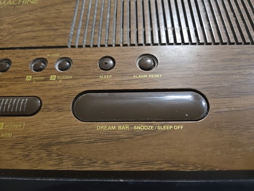 Vintage Sony Alarm Clock Radio Dream Machine ICF-C400 Black Tested Works Retro - Picture 4 of 16