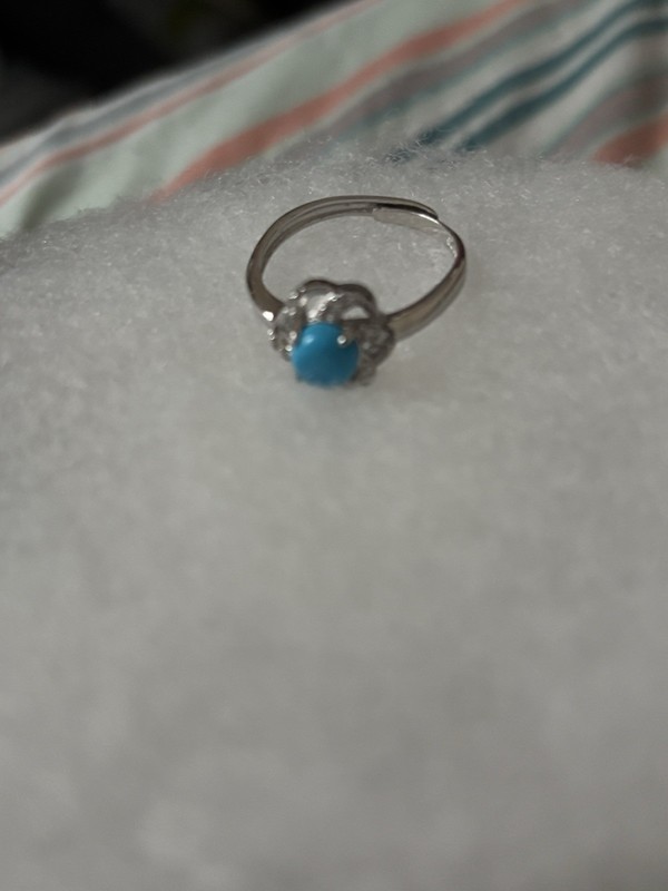 Sterling Silver 925 Torqoise Ring