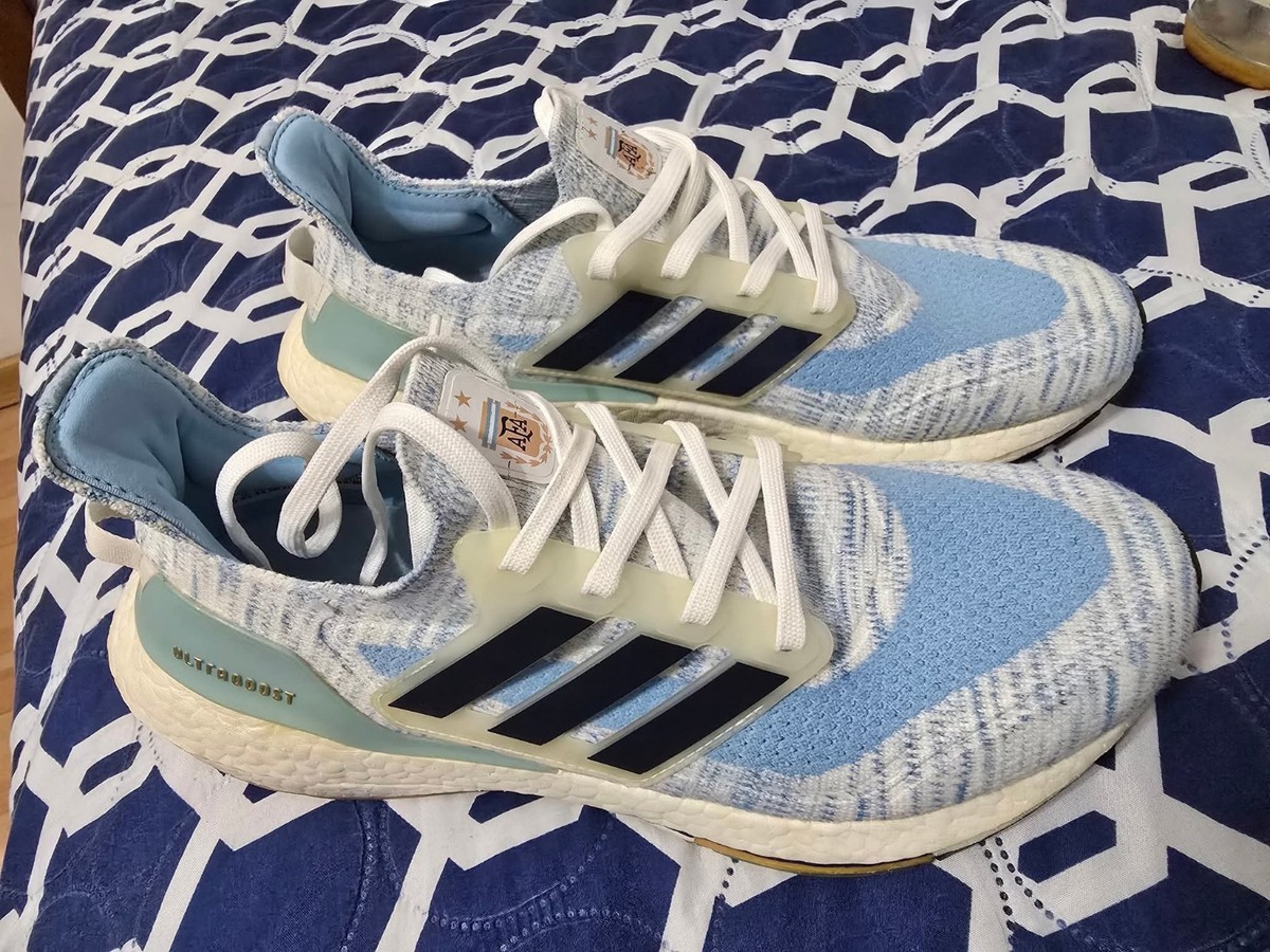 adidas UltraBoost 21 GZ7120 Argentina National Soccer Team 10 NIB Messi Edition adidas UltraBoost 21 GZ7120 Argentina National Soccer Team 10 NIB Messi Edition