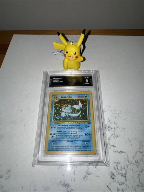 1999 Vaporeon #12 Jungle Holo GMA NM-MT 8