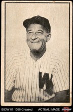 1953 Bowman B&W #46 Bucky Harris Senators MANAGER HOF 2 - GOOD