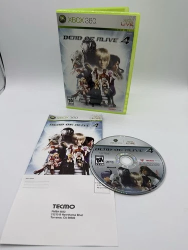 Dead or Alive 4 (Microsoft Xbox 360, 2005) CIB Tested & Working Free Shipping