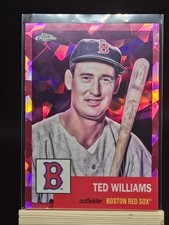 2022 Topps Chrome Platinum Anniversary Ted Williams Pink Ice /100 Boston Red Sox