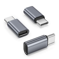 3Pk USB Type C Extender Adapter 100W PD USBC Male to Female Extension Converter