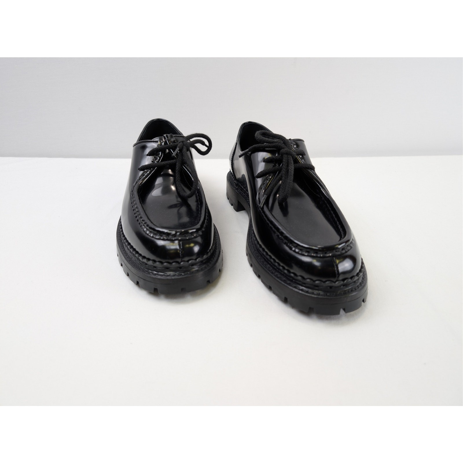 Saint Laurent Paris Malo 20 Derby Shoe Boots in Black BNWB 43 image 5