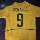 Ronaldo Brazil #9 Signed Soccer Jersey - Original (Not Authenticated)