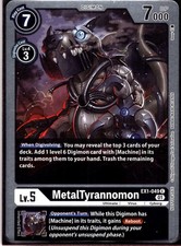 MetalTyrannomon (Premium Deck Set Lucky Pack) Promo Classic Collection Foil EX1-