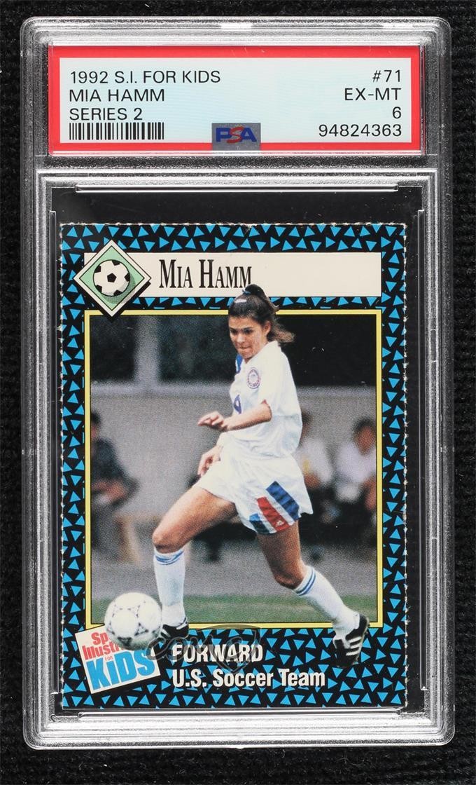 1992 Sports Illustrated for Kids Series 2 Mia Hamm #71 PSA 6 0jk3