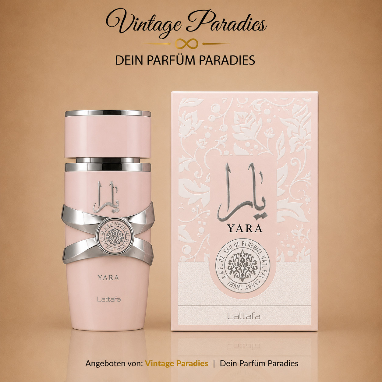 Lattafa Yara Eau de Parfum 100ml Damen Süß Cremig Fruchtig EDP Spray