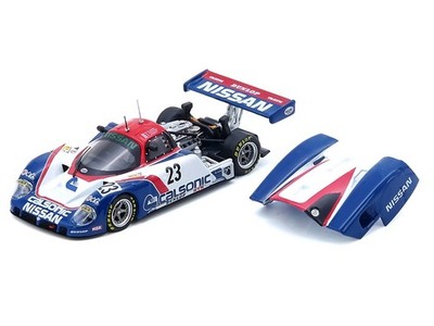INNO Nissan R89C ミニカー1/64 1/64 Inno Nissan R89C (Blue) Diecast Car Model - LIVECARMODEL.com