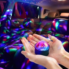 Disco Ball for Car Disco Lights with Sound Activated Multicolor Lights Mini D...