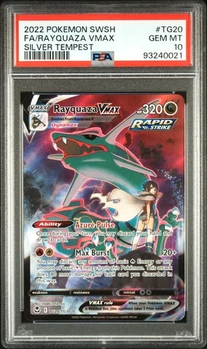 New ListingPokemon Rayquaza VMAX Silver Tempest Trainer Gallery TG20 PSA 10 TG20/TG30 Gem