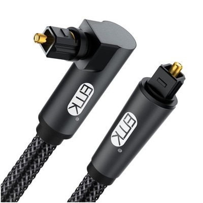 Optisches Kabel 0.5m, Toslink, 360° drehbar, Soundbar, Fernseher, PS5, Xbox, ...