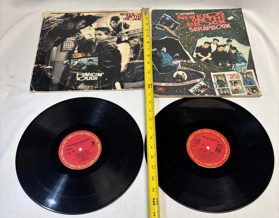 VTG New Kids On The Block Hang Tough Vinyl Record Step By Step Single NOT MINT! - Image 2 of 4
