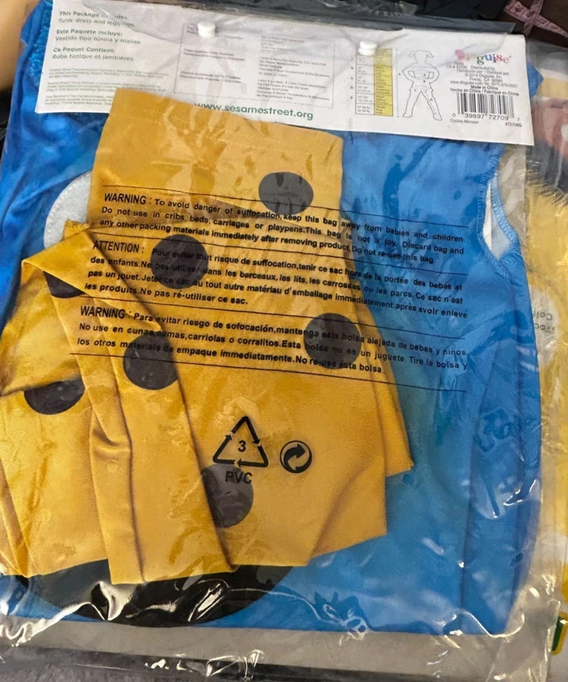 Disguise Sesame Street Cookie Monster Tween Classic Costume, Large/10-12 - Image 3 of 3