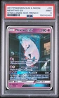 2017 POKEMON SUN & MOON SHINING LEGENDS SECRET-FRENCH #78 MEWTWO GX PSA 9