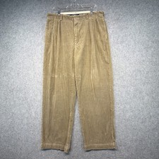 Vintage Polo Ralph Lauren Andrew Pant 38x30 Fits 35x29 Corduroy Pleated Baggy