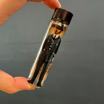 VINTAGE WEST COUNTRY SHERRY KLEINE FLASCHE LONDON POLIZIST HOUSES OF PARLIMENT