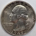 *SILVER* 1942  Washington Quarter -《Great Way To Buy Silver!!》