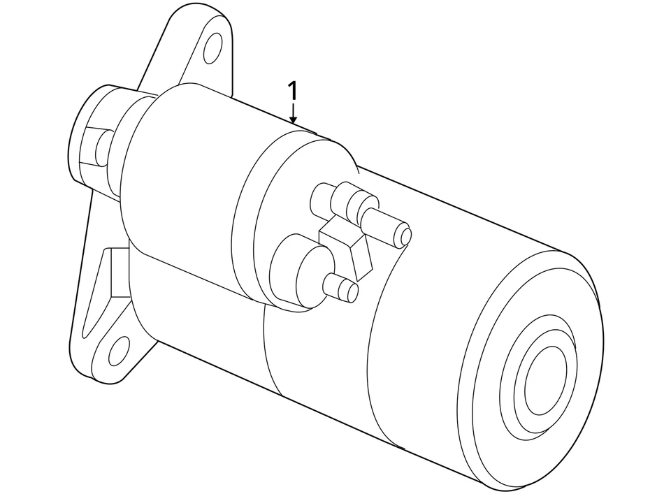 2002-2005 Pontiac Grand Am carro motor de arranque solenóide fabricante de equipamento original CS6WK - Imagem 4 de 4