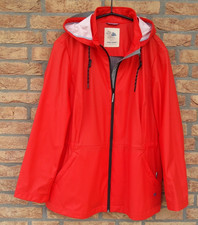 GERRY WEBER Damen Jacke Gr. 48-50 Regenjacke WATER REPELLENT Kapuze Leicht  Neu