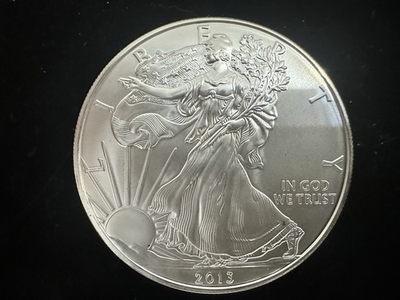 #ad #ad 2013 American Silver Eagle Brilliant Uncirculated .999 Fine Silver Encapsulated $83.00