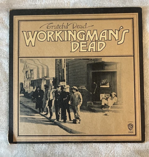 Grateful Dead Working Man's Dead Vtg 1970 Vinyl LP Record Album Back Upside Down