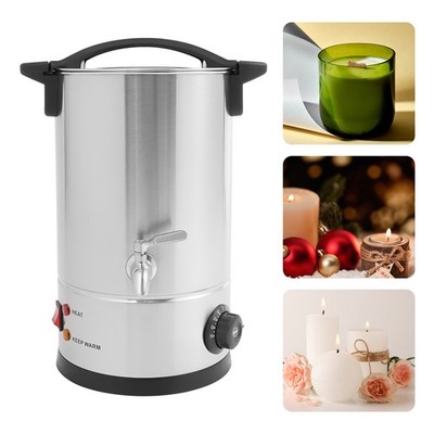 8L Electric Wax Melter Warmer, 1200W Stainless Steel Wax Oven for Candle Making