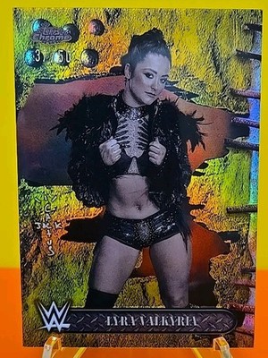 2025 Topps Chrome WWE x Cactus Jack Lyra Valkyria #51 Gold Refractor /50