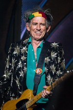 PHOTO - KEITH RICHARDS (THE ROLLING STONES) - GLOSSY FINISH - 15X10CM - NEW