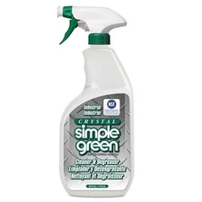 Crystal  Industrial Cleaner and Degreaser, 24 oz, Spray Bottle, Unscented Pack