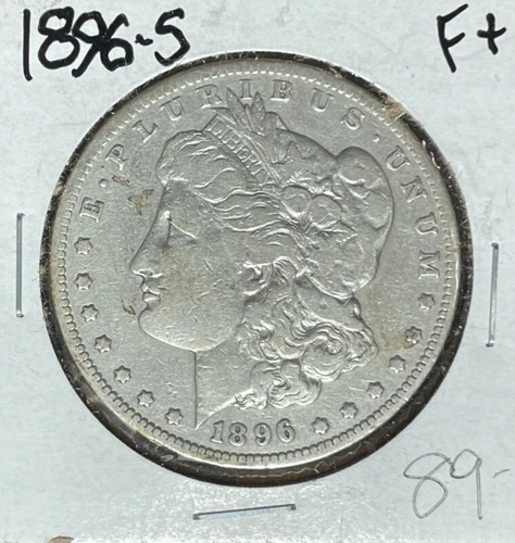 1896-S MORGAN SILVER DOLLAR ~FINE+ ~NICE COIN~