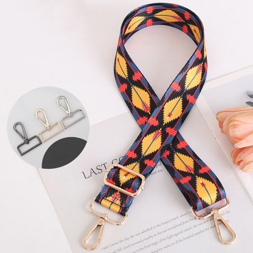 Womens Crossbody Adjustable Wide Bag Strap Handbag Belt Shoulder Bag Replacement - Picture 12 of 28