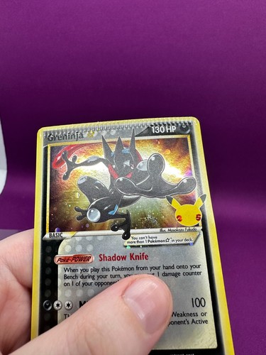 Pokemon Greninja Star SWSH144 Étoile Noire Promo Fausse Impression Longue Sertissage *CCGHouse* - Photo 5/5