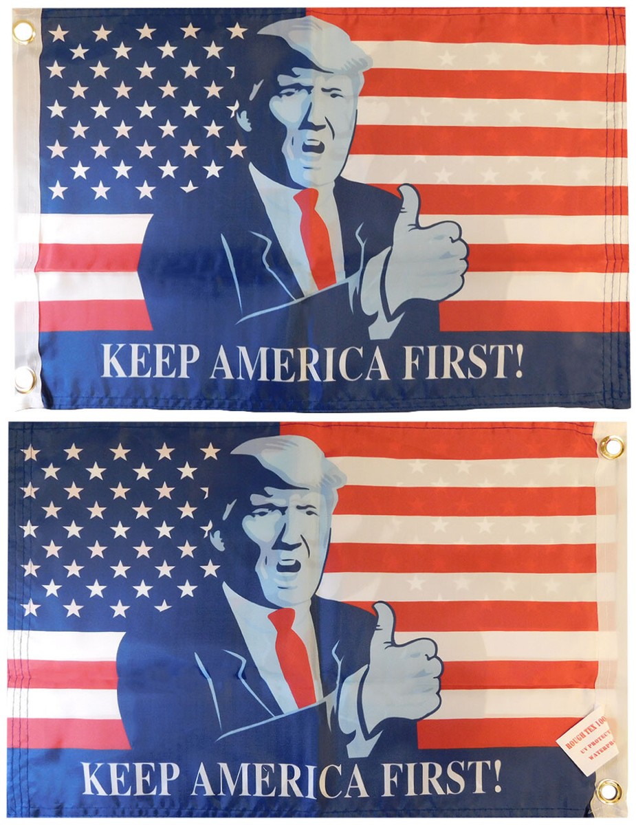 3'x5' Trump Shooting Fight Flag You Missed Flag Trump 2024 150D - Foto 4