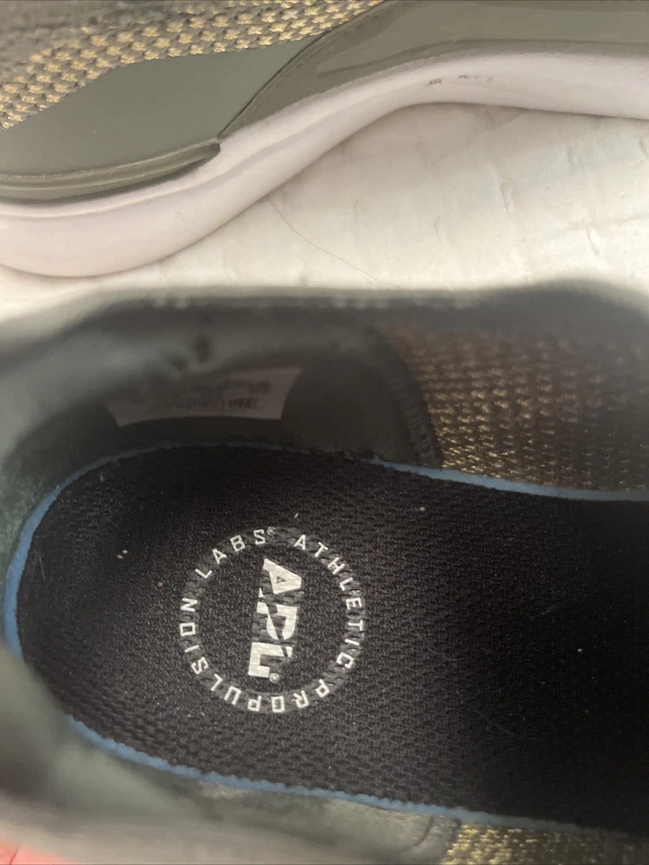 Zapatillas sin cordones APL Techloom Bliss para mujer talla 8 verdes y doradas Foto 4 de 4