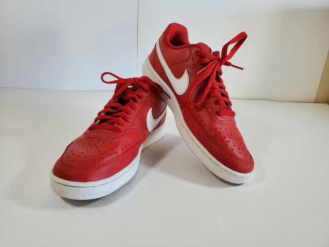 Size 8 - Nike Court Vision Low Gym Red 