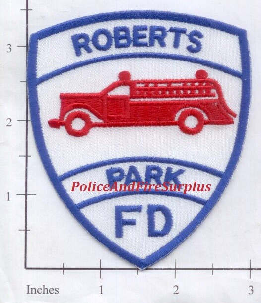 Illinois - Roberts Park IL Fire Dept Patch | eBay