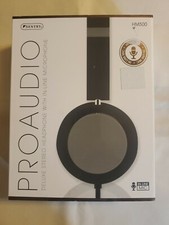 Sentry Premium Headphone with In-Line Microphone HM500 Silver Black