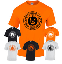 Happy Halloween Pumpkin Shirt JACK O'LANTERN T-Shirt Funny Tee Unisex Gift Scary