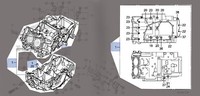 Honda 2014-2015 NC KurbelgehäUse Set 11000-MJL-G31 Neu